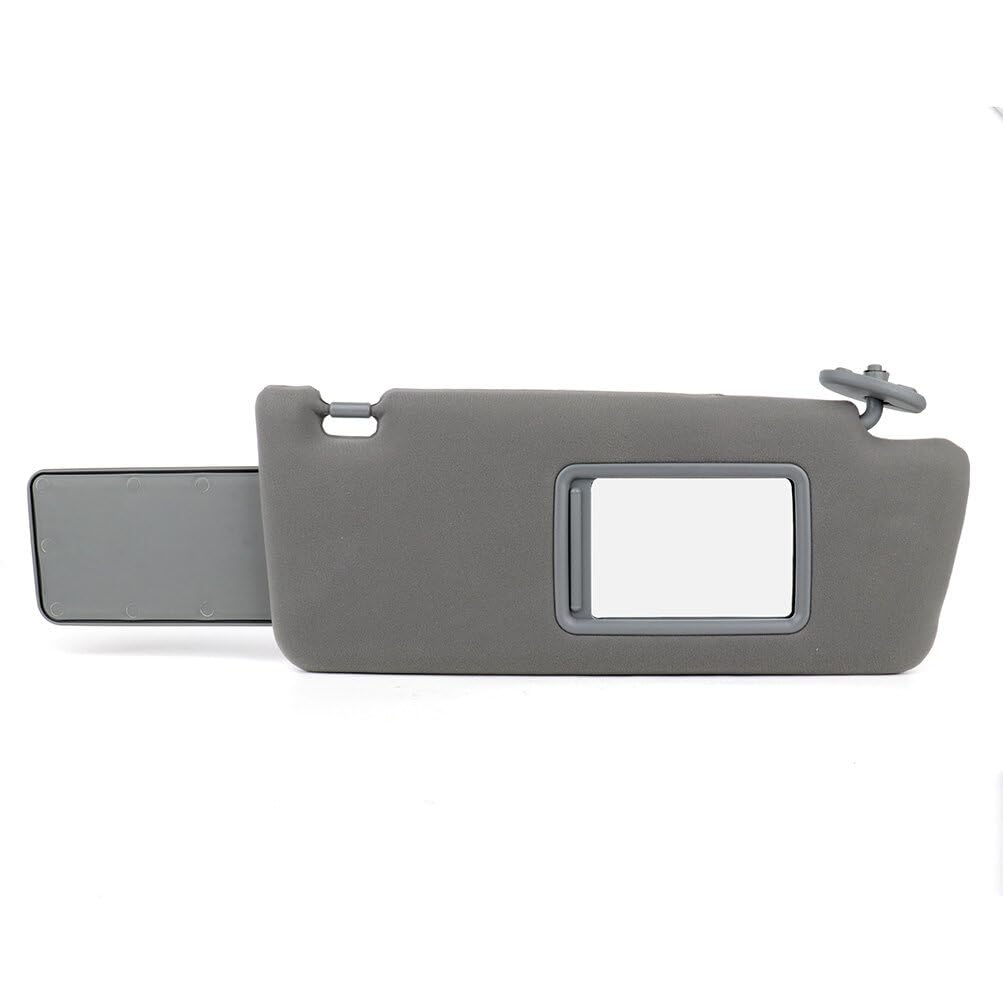 Scitoo Grey Right Passenger Side Sun Visor Compatible For Toyota For Tacoma 2005-2014, Car Sun Visor Without Sunroof Without Lig