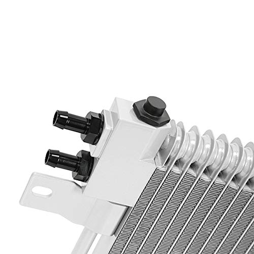 Mishimoto Mmtc-Ram-03Sl Automatic Transmission Oil Cooler, Compatible With Dodge Ram Cummins 2500, 3500 5.9L & 6.7L, 2003-2009