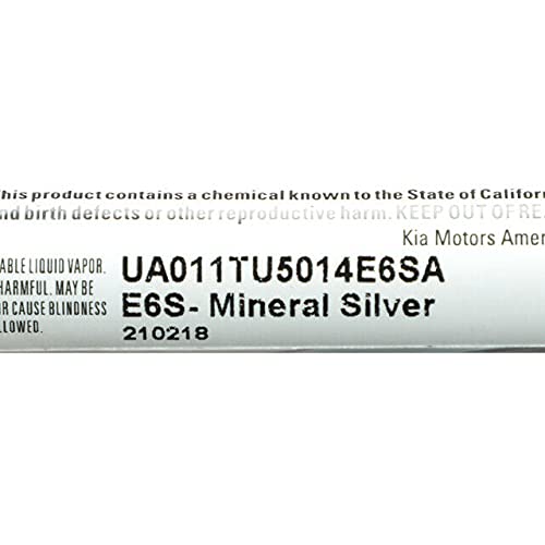 Kia UA011-TU5014E6SA Touch-Up Paint Pen (- Mineral Silver, 0.5 fl oz)