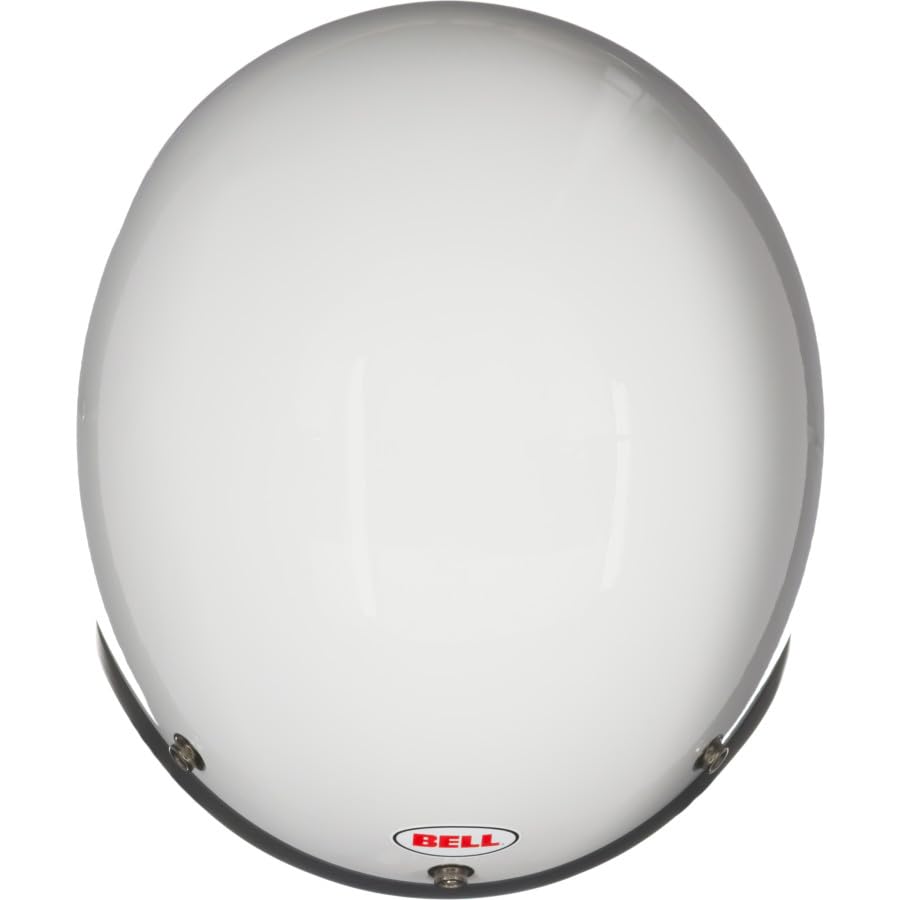 Bell Custom 500 Open-Face Motorcycle Helmet (Gloss Vintage White - Large)