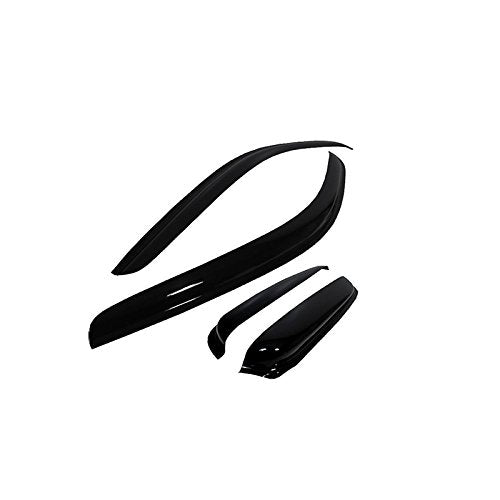 Gldifa Wind Deflector Compatible With 2007-2020 Toyota Tundra Double/Crew Cab Smoke Sun/Rain Guards Window Visor 4Pc