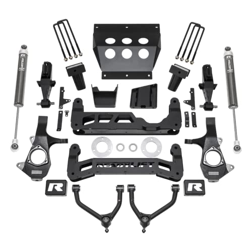 Readylift 44-34720 7'' Big Lift Kit With Upper Control Arms For Stamped Steel Oe Upper Control Arms With Falcon 1.1 Monotube Shocks For Chevrolet/Gmc 1500 Rwd, 4Wd
