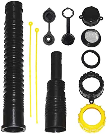 Kool Products Gas Can Spout Replacement, Gas Can Nozzle Included With Unleaded Reducer, Gas Can Vent Kit, Gas Can Gasket, Second