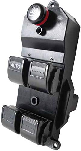 SWITCHDOCTOR Window Master Switch for 20012005 Honda Civic (Black Buttons)