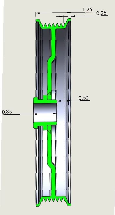 Holley 97-152 Pulley