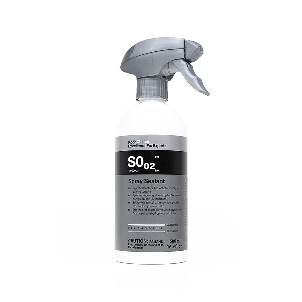 Koch-Chemie Spray Sealant - Easily Create A Hydrophobic And High-Gloss Painted Surface, Visible Color Deepening, Perfect Water B