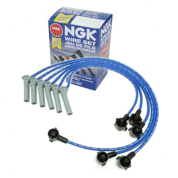 NGK Spark Plug Wire Set compatible with Ford Explorer Sport Trac 4.0L V6 2001-2005