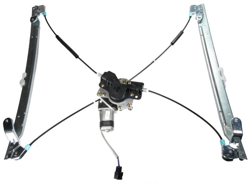 Trq Front Left Power Window Regulator & Motor Assembly Power Driver Side Compatible With 2001-2003 Chrysler Town & Country Voyag