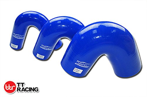 4-Ply Silicone 135 Degree Elbow Connector Joiner Turbo Hose Pipe Black 76Mm 3 Aue135-76Bk