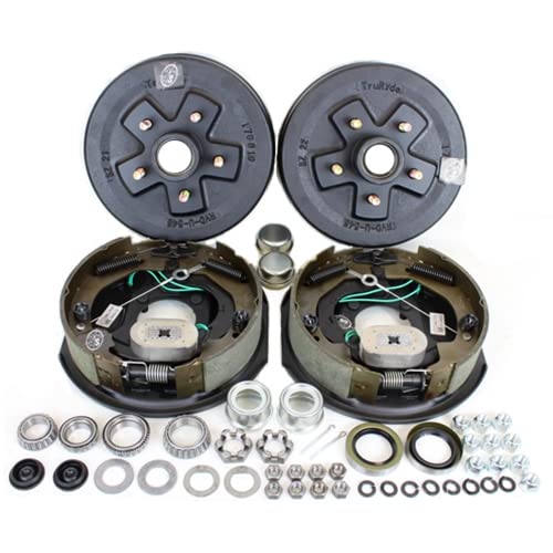 Southwest Wheel 3,500 Lbs. Trailer Axle Self Adjusting Electric Brake Kit 5-4.5'' Bolt Circle
