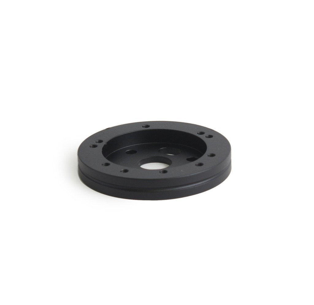 ForeverSharp 1/2 Inch 5/6-Hole Black Aluminum Steering Wheel Spacer for 3 Hole Adapter