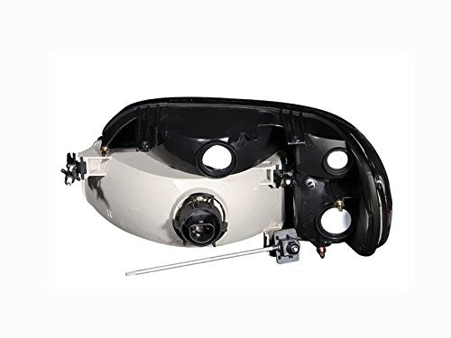 Anzo Usa 111040 Crystal Headlight Set W/Corners-Chrome