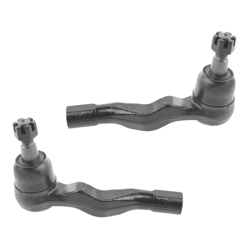 TRQ Front Outer Tie Rod Set Compatible with 2003-2007 INFINITI G35 2003-2009 Nissan 350Z