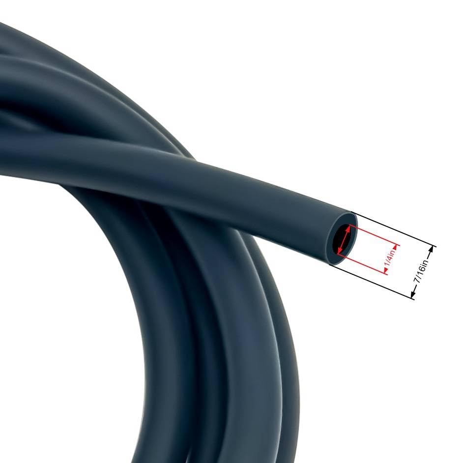 Strongthium 1/4 Gas Fuel Line Hose With Clamps Valve & Filters Kit