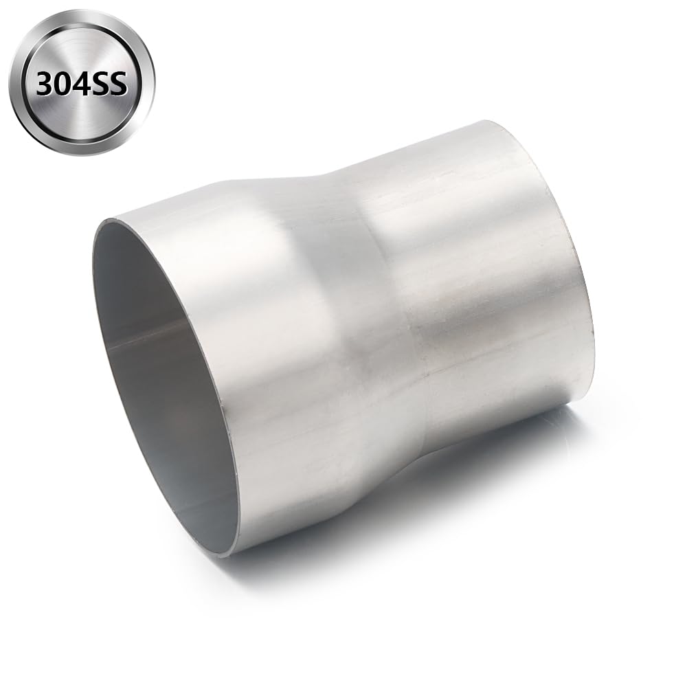 A-Karck Exhaust Adapter Connector 3 Od To 3.5 Od, Exhaust Pipe Reducer 4 Overall Length 304 Stainless Steel