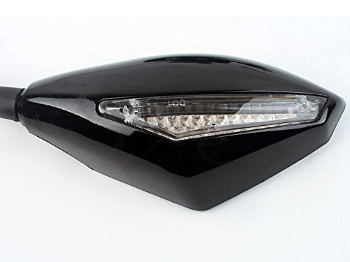 Slmoto Led Turn Signal Integrated Rear Mirrors Fit For Suzuki Katana Gsxr 600 750 1000 04-16 600Rr 03-19 Cbr 600 F4I 01-07