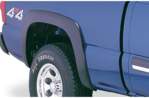 Bushwacker OE Style Factory Front & Rear Fender Flares | 4-Piece Set, Black, Smooth Finish | 40907-02 | Fits 1999-2007 Chevrolet
