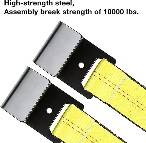 Tow Dolly Basket Straps With Flat Hook-2 Pack,Car Wheel Strap Tire Bonnet Net Fits 14''-19'' Tires Auto Universal Vehicle Car Do