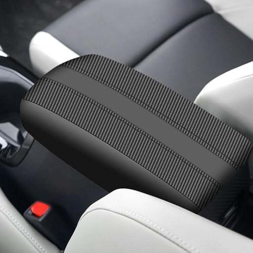 Aomsazto Armrest Cover For 2020-2024 2025 Toyota Corolla Carbon Fiber