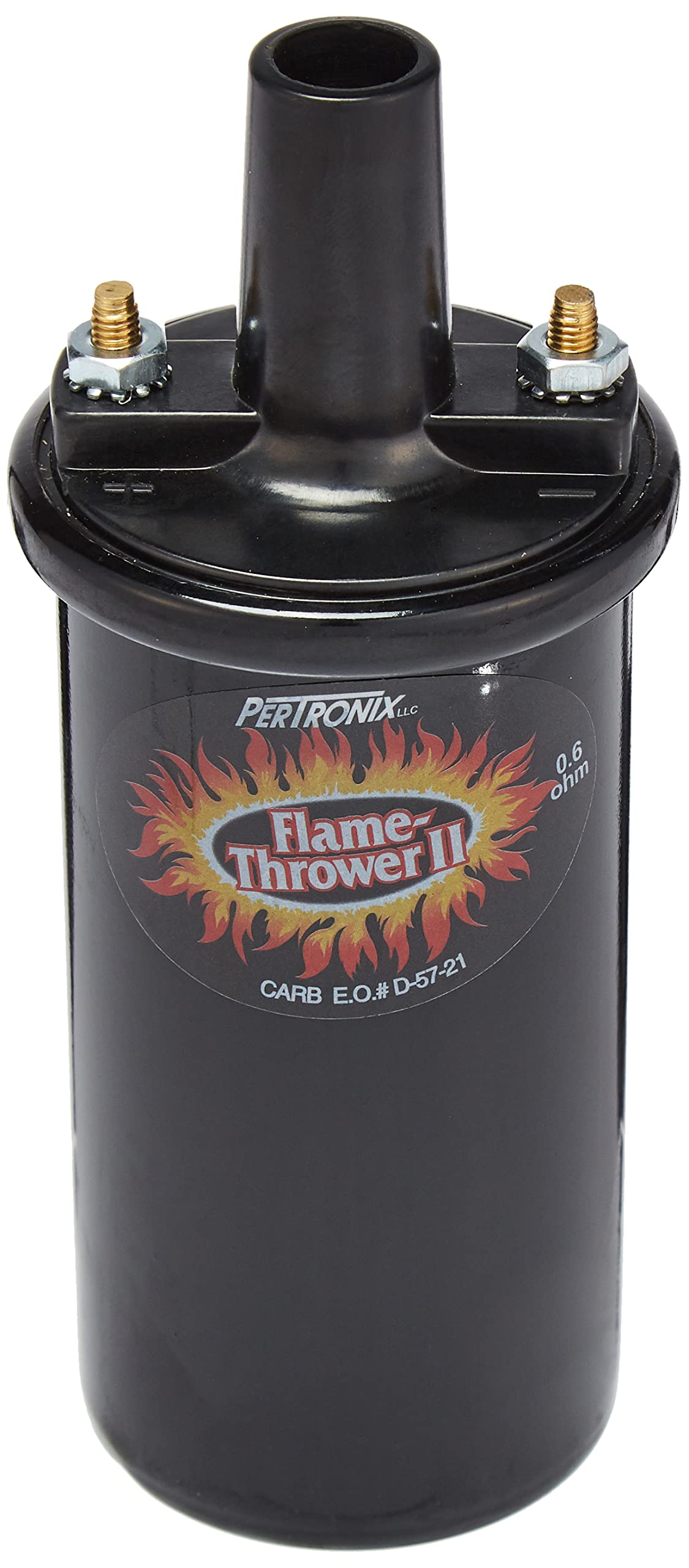 Pertronix 45011 Flame-Thrower Ii 45,000 Volt 0.6 Ohm Coil , Black