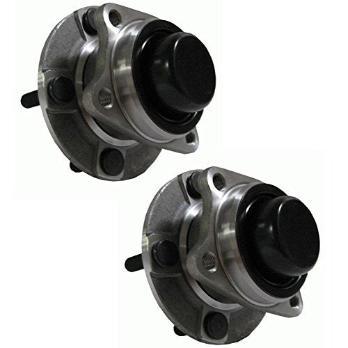 Trq Rear Wheel Hub Bearings Assembly Set Driver & Passenger Side Compatible With 2004-2007 Chrysler Town & Country 2001-2003 Voy