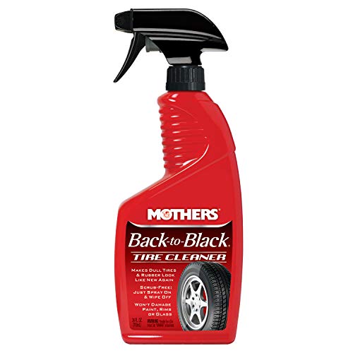 Mothers 09324 Back-To-Black Tire Cleaner, 24 Fl. Oz.