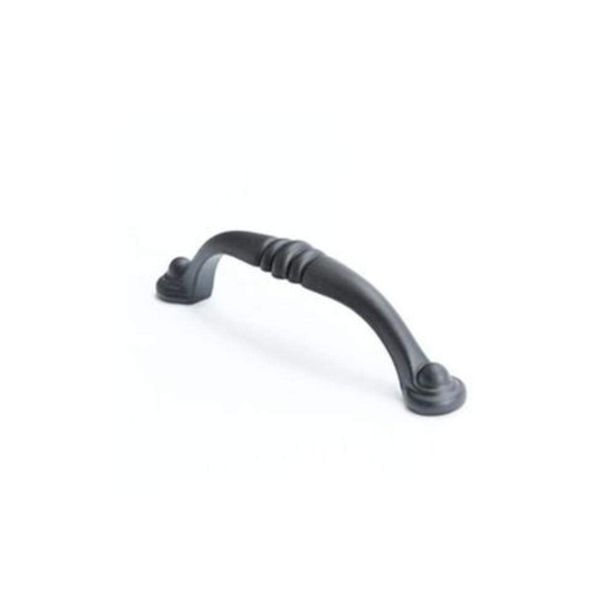 Berenson Euro Traditions 96mm Center to Center Bow Cabinet Pull, Black