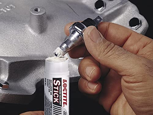 Loctite 504467 PST Thread Sealant Stick for Automotive: Rapid Cure, Controlled Lubricity, Semi-Solid Anaerobic, Immediate Low-Pressure Sealing | White, 19 Gram Stick