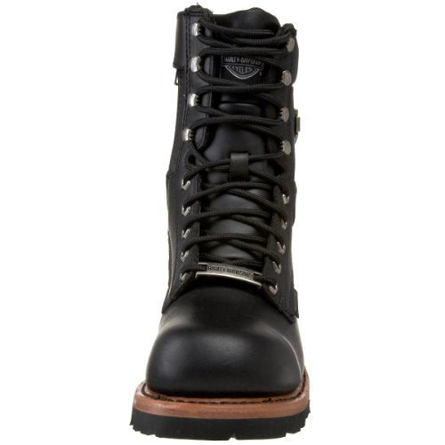 Harley-Davidson Men's Tyson Logger Boot, Leather, Size 9, Black