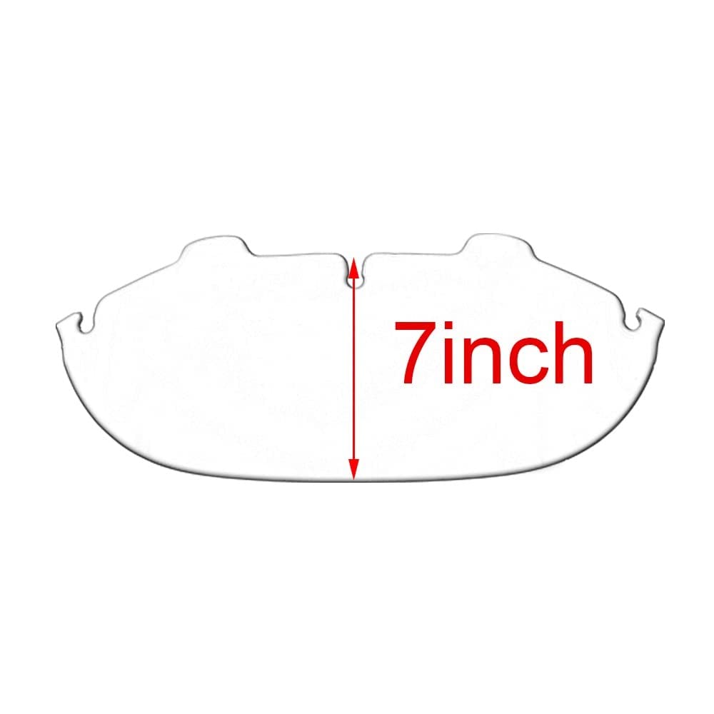 Wynmoto 7 Clear Windshield Windscreen Compatible For 1996-2013 Harley Davidson Touring Electra Glide Street Glide Flht Flhtcu Ultra Classic Glide Flhx Flhtk Tri Glide 96-13 (Tint)
