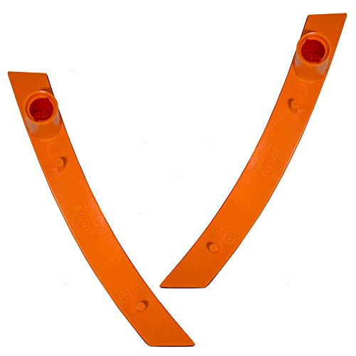 Brock Replacement Driver And Passenger Rear Park Signal Side Marker Lights Lamps Compatible With 2002-2008 Cooper & S 6314716587