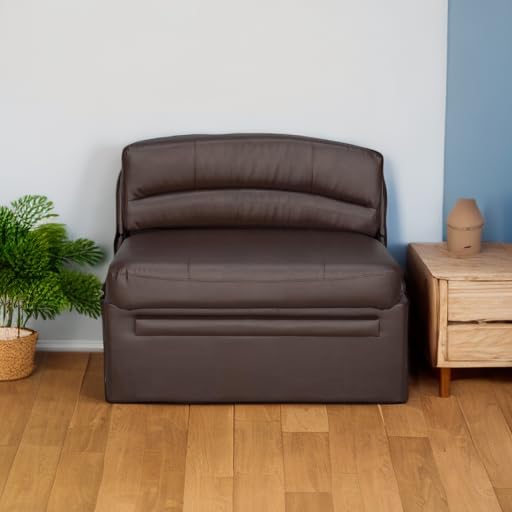 Recpro Charles 38 Rv Dinette Booth With Storage | Converts To Bed | Rv Dining Room (Mahogany, 1)