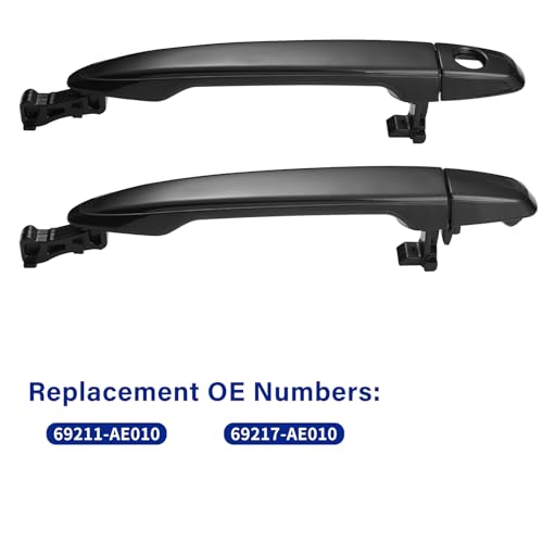 Lcyolada Exterior Door Handle Set For 2003-2009 Toyota 4Runner,2007-2011 Toyota Camry, 2005-2015 Tacoma,2005-2012 Avalon,Painted