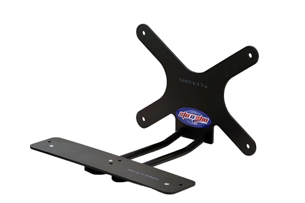 Sto N Sho Front License Plate Bracket Compatible With 2021-2024 Dodge Durango/2018-2020 Dodge Durango With Srt Front End With Adaptive Cruise (Sns137A)