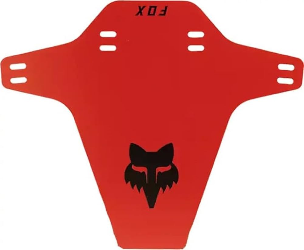 Fox Racing Mountain Bike Mud Guard, Red, One Size