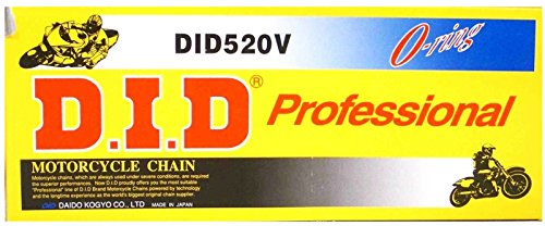 D.I.D Did (520Vo-112) Steel 112 Link Professional V Series O-Ring Chain With Connecting Link