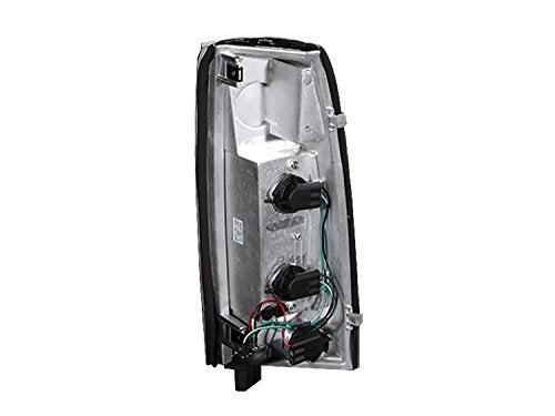 Anzo Usa 211140 Chrome Euro Tail Light Set-Red/Clear Lens