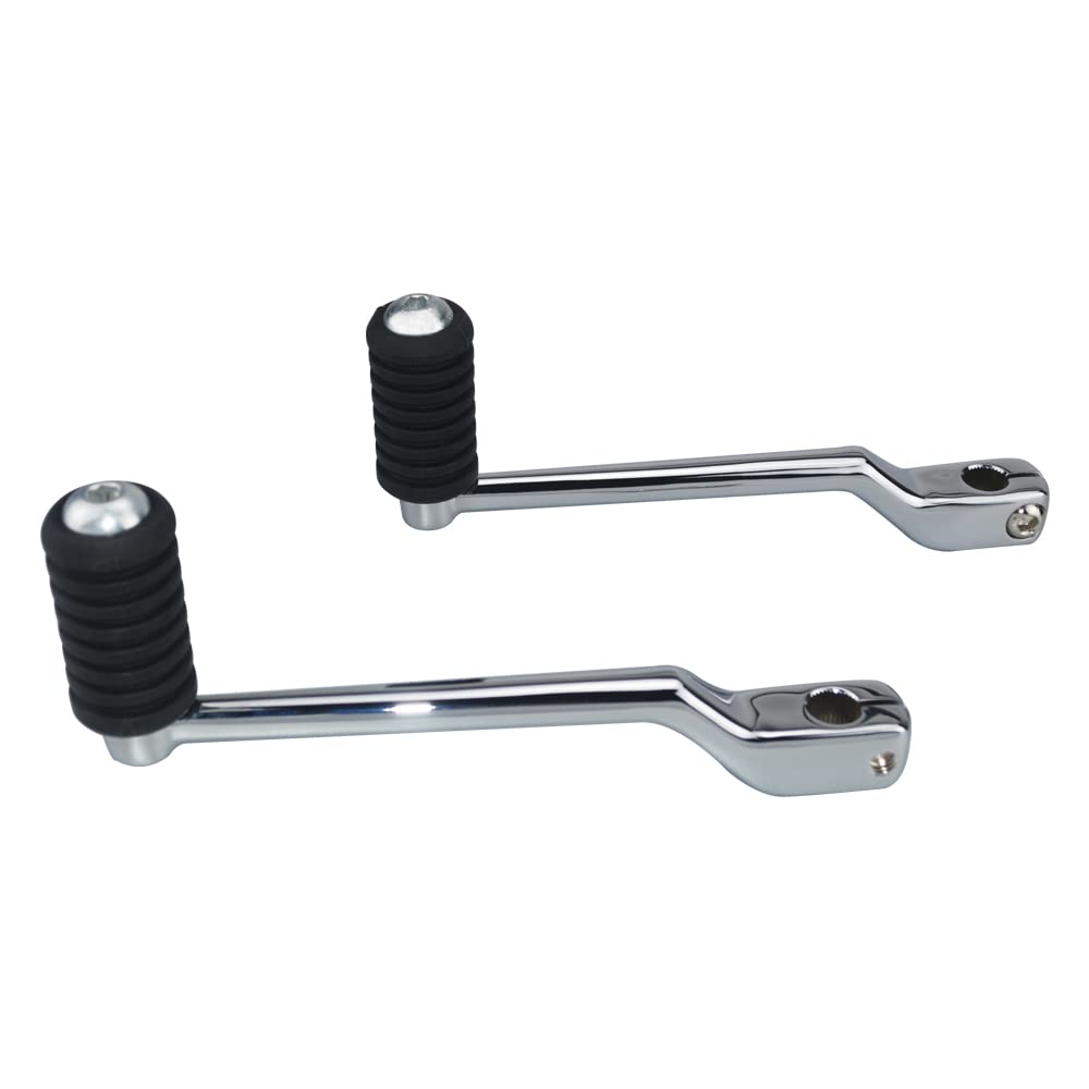 Wowtk Front And Rear Levers W/Shifter Pegs,Heel/Toe Shift Pegs For Harley 1986-2017 Fl Softail,1988-2024 Touring Road King Road Glide Street Glide Electra Glide And 2008-Later Trike Models