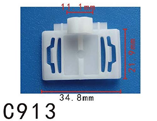 Autobahn88 Side Molding Clip, Compatible With Vw (Oem: 4A0853825C) (Pack Of 20)