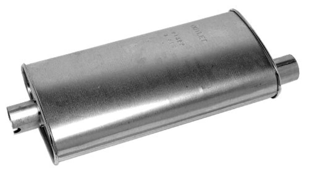 Walker Quiet-Flow Ss 21357 Direct Fit Exhaust Muffler 2.25 Inlet (Id) 2.25 Outlet (Id) For Jeep Cherokee