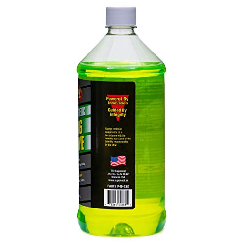 Tsi Supercool A/C Comp Lube, Uv Dye, 32 Oz, Flsh Pnt 442F (P46-32D)