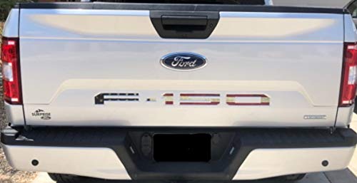 Decal Mods 2018-2020 F150 Tailgate Letters Decals Stickers (Thin, Not Raised) Kit Insert Indent For Ford F150 (American Flag - W