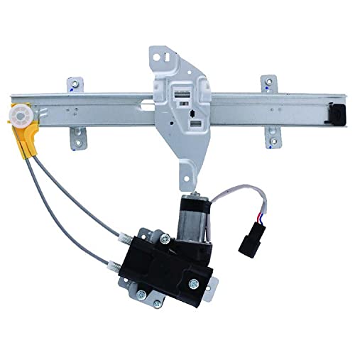 New Window Regulator W/Motor Compatible With Rear Drivers Side Left Rlh Compatible With 1997 1998 1999 2000 2001 2002 2003 Pontiac Grand Prix 741-838, 10256559, 10315141