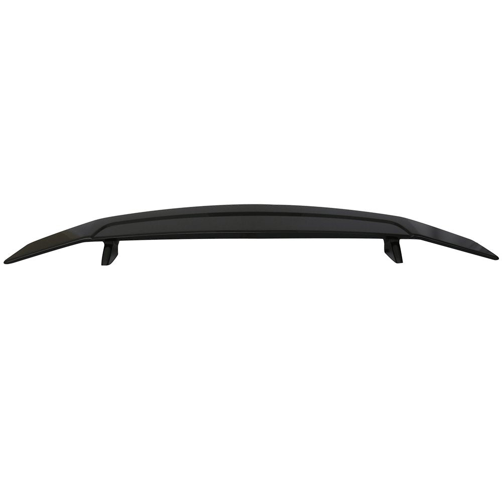 Trunk Spoiler Compatible with Universal Cars, IKON Style Glossy Black ABS Spoiler Wing BodyKit with 3rd Brake Light by IKON MOTORSPORTS