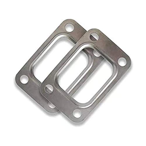 2 Pack T3 Turbo Inlet Flange Gasket Manifold Stainless Steel T3/T4 Precision Pte Garrett