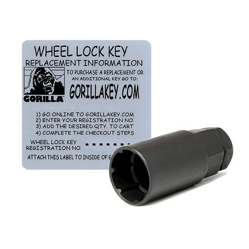 Gorilla Automotive Wheel Lock Set, Chrome, 14mm x 1.50 Thread Size, 4-Pack - Factory Style Security for Your Wheels