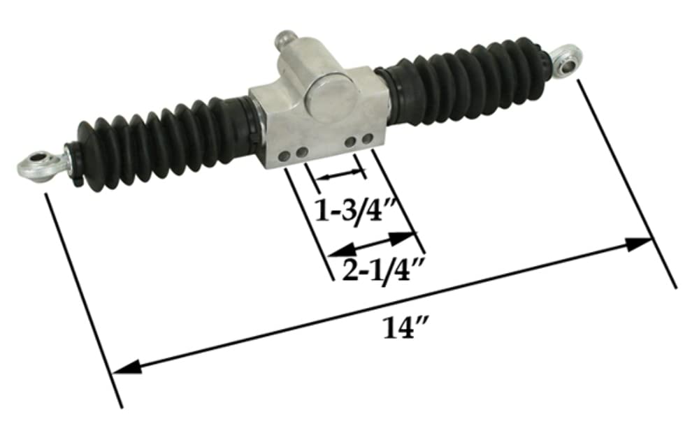 14 Inch Rack & Pinion, Compatible With Dune Buggy