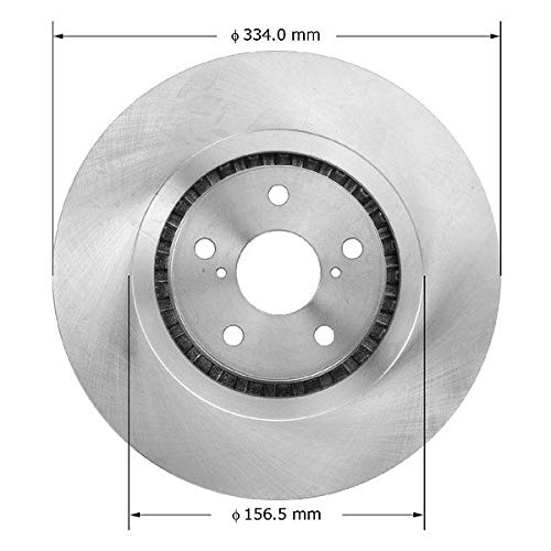 Bendix Premium Prt5930 Front Right Brake Rotor For Lexus Gs350 2008-2007, Gs430 2007-2006, Gs450H 2008-2007, Gs460 2008, Is200T