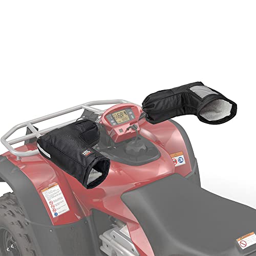Kemimoto Atv Gloves, Touch-Friendly Bag/Front Wind-Breaking Guard Motorcycle Gloves Snowmobile Handlebar Gloves Compatible With