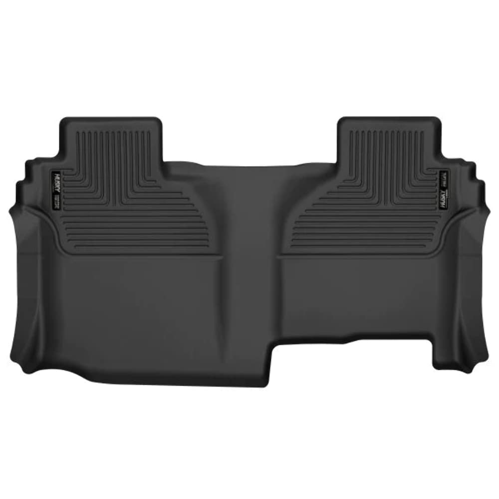 Husky Liners X-Act Contour Floor Mats | Fits 2019-2024 Ram 2500, 3500 Mega Cab (Full Coverage) | 2Nd Row, 1-Pc Black - 53611